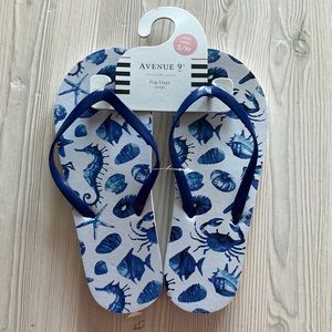 Marine Life Flip Flops
